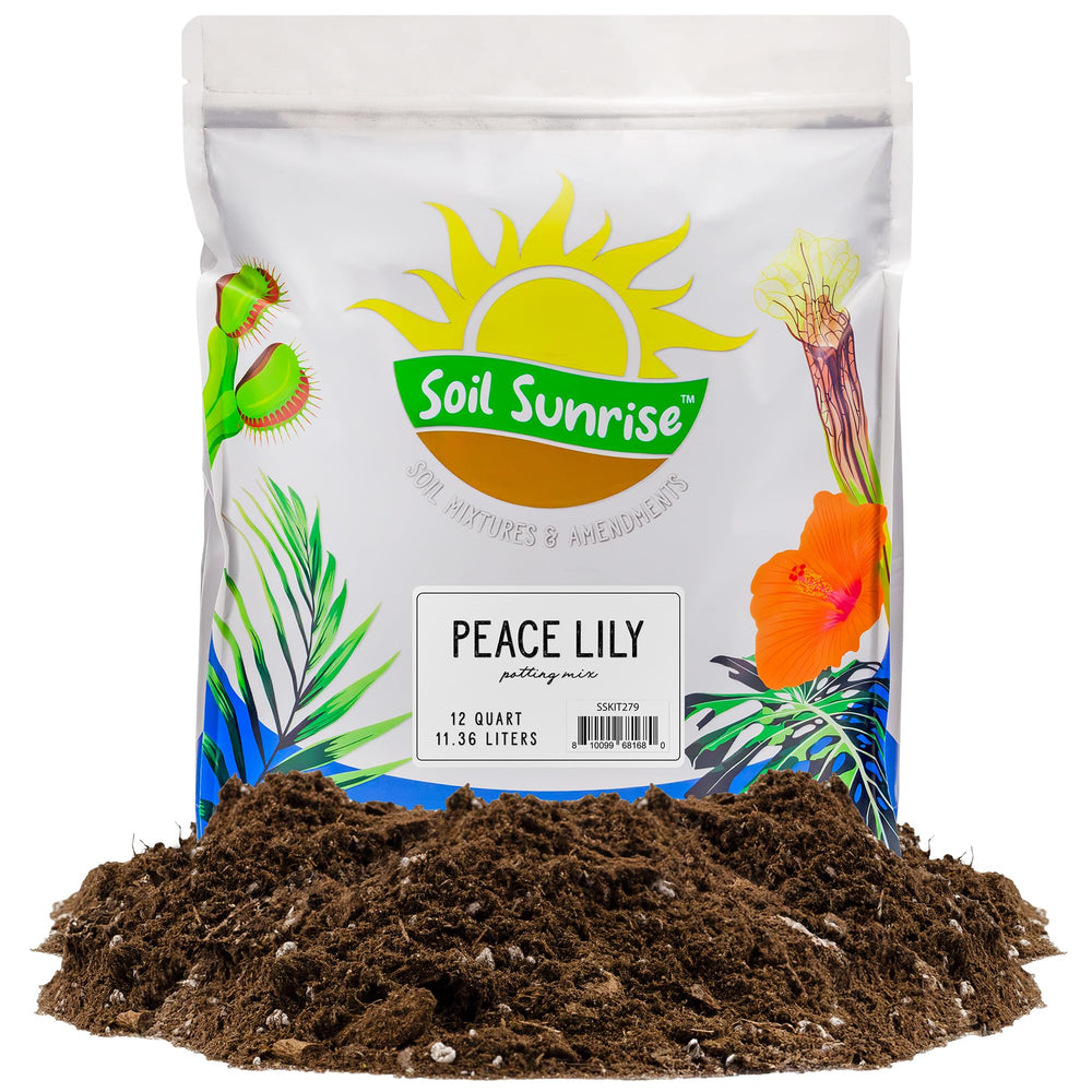 Soil Sunrise bag front view showing 12-quart packaging and clear branding benefits