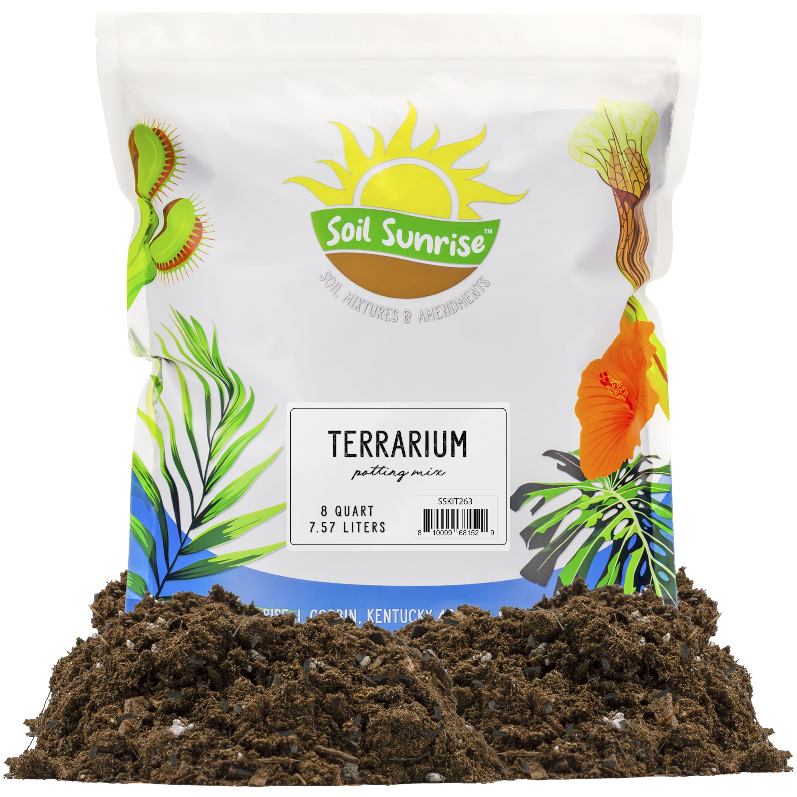Soil Sunrise front packaging showing product and benefits