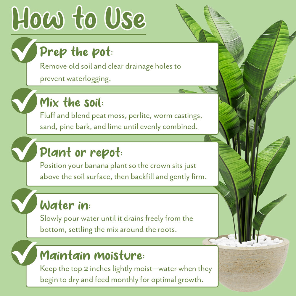 Soil Sunrise ingredient label close-up showing peat, bark, lime, benefits of blend