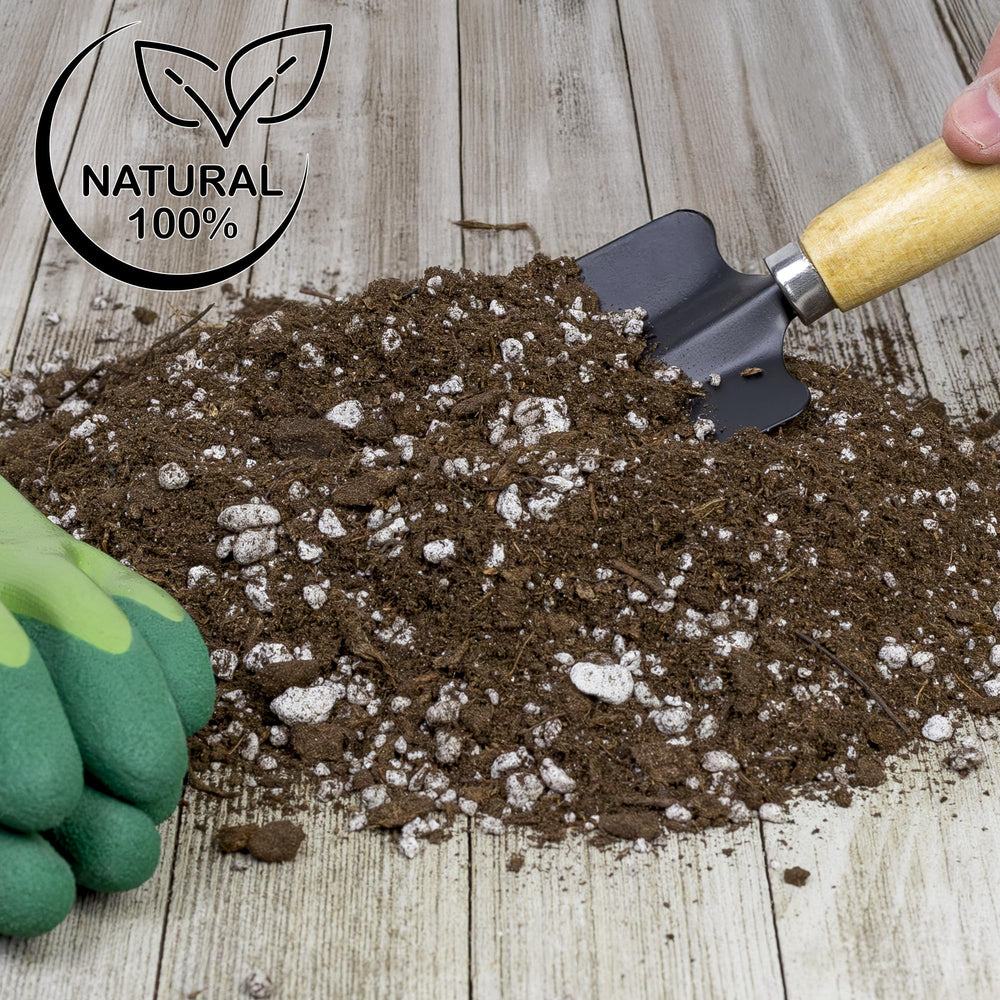 Soil Sunrise draining water from a pot to demonstrate moisture retention without waterlogging