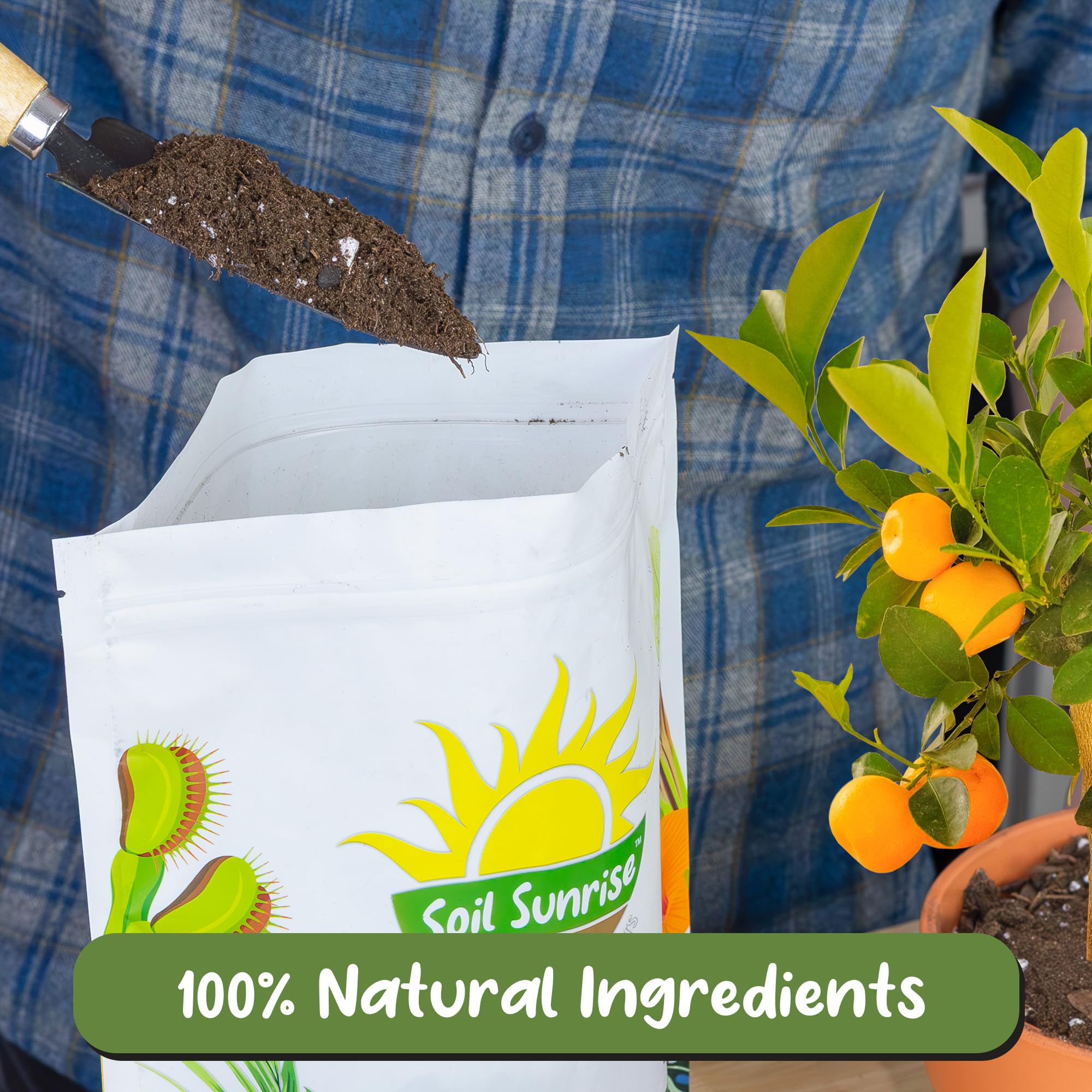 Soil Sunrise perlite detail highlighting improved aeration for roots