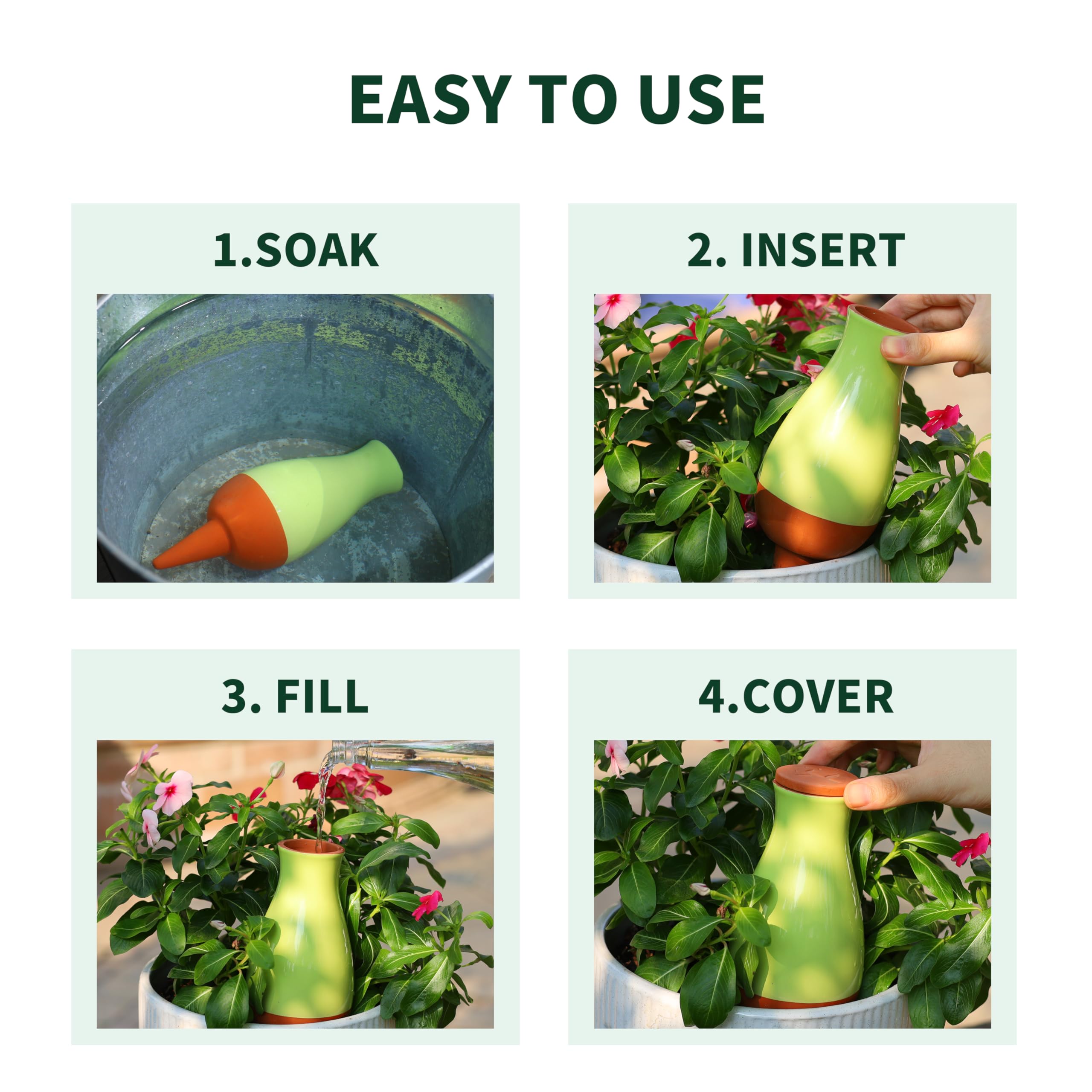 Soilagua top-fill reservoir view showing easy refill and convenience benefit