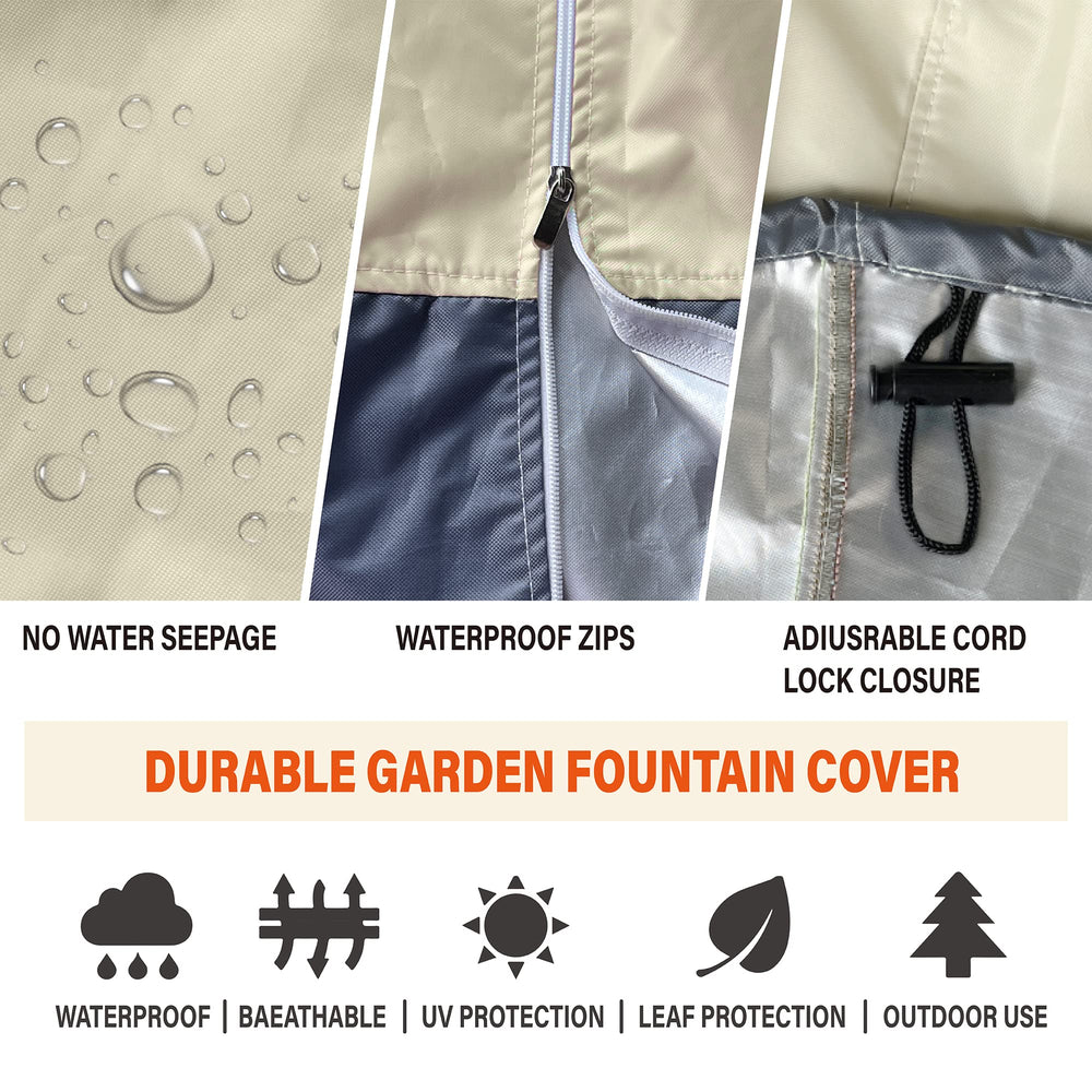 SOKINGCOVER adjustable drawstring tightened for secure fit in wind