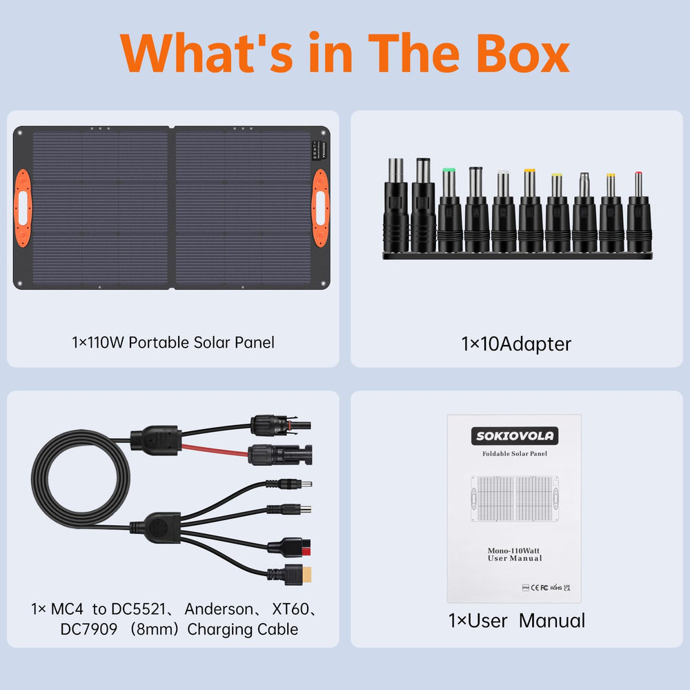 SOKIOVOLA connected to a portable power station ensuring fast charging