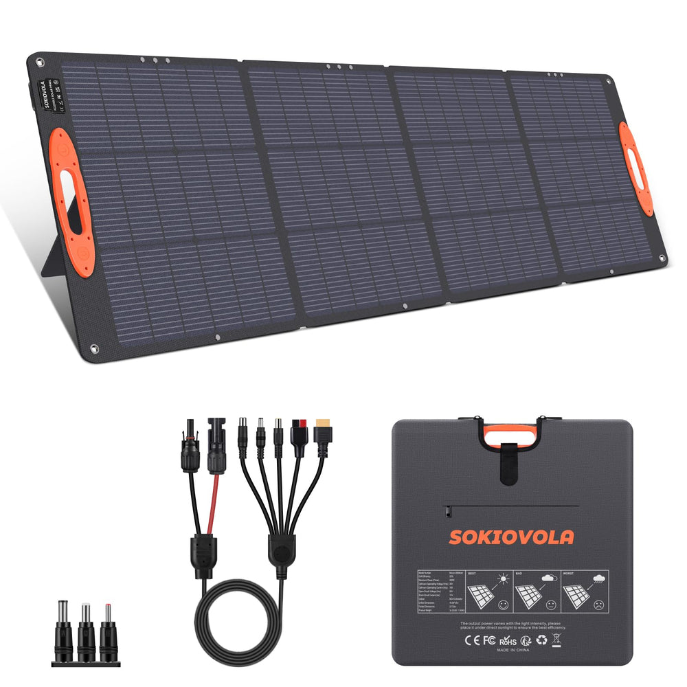 SOKIOVOLA front folded panel compact carry and travel convenience