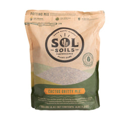 sol soils front-of-bag showing brand and product for easy identification and purchase
