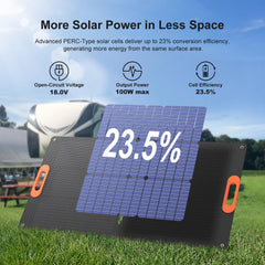 Solarapex adjustable kickstand angled for optimal sun exposure and higher energy yield