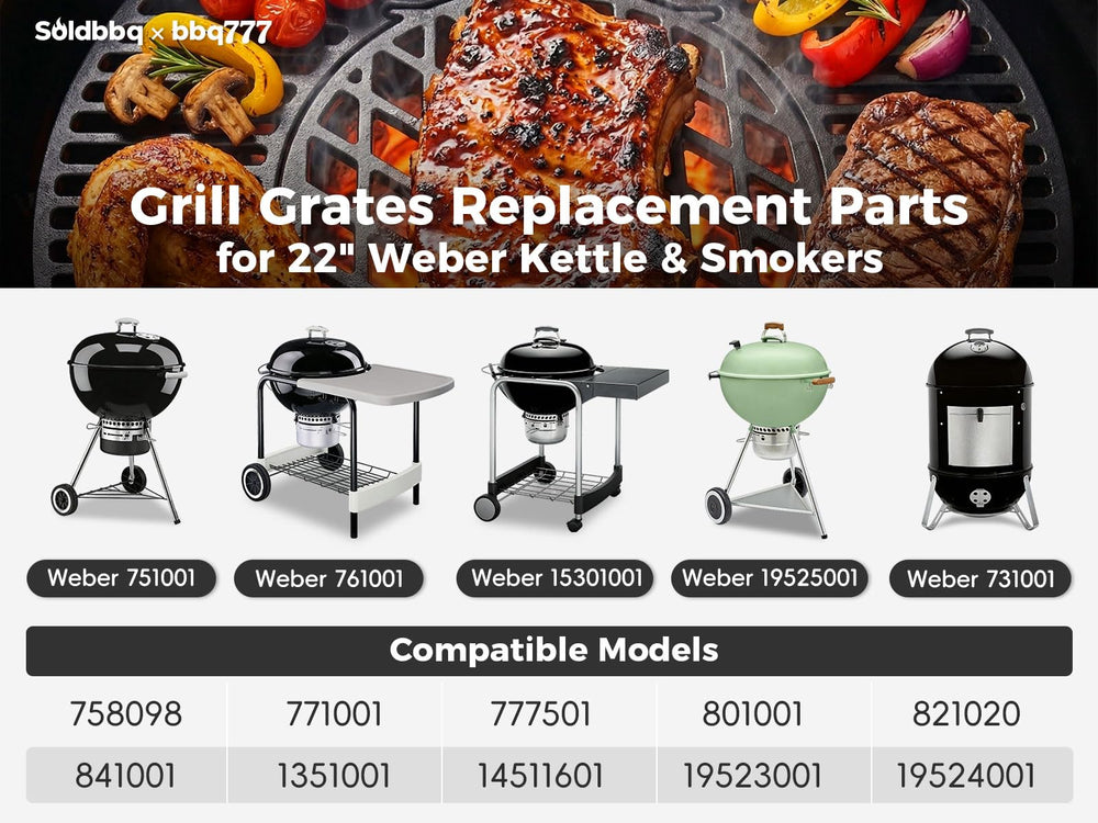 soldbbq close-up of cast iron grate ridges demonstrating even heat and strong sear marks