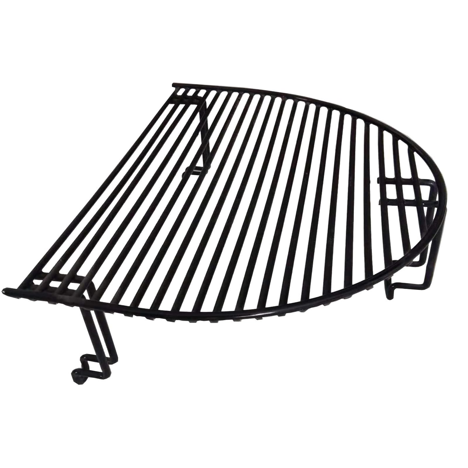 soldbbq two shelves in Primo Oval XL demonstrating expanded 400 to 680 square inch area