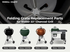 soldbbq one-touch cleaning assembly detail demonstrating quick ash removal function