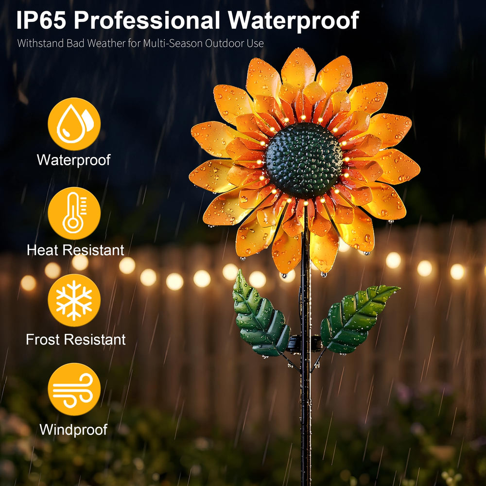 Solgicar LED nighttime glow illuminating garden and improving evening ambience