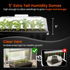 SOLIGT tray cell detail highlighting sturdy walls and easy soil placement benefit