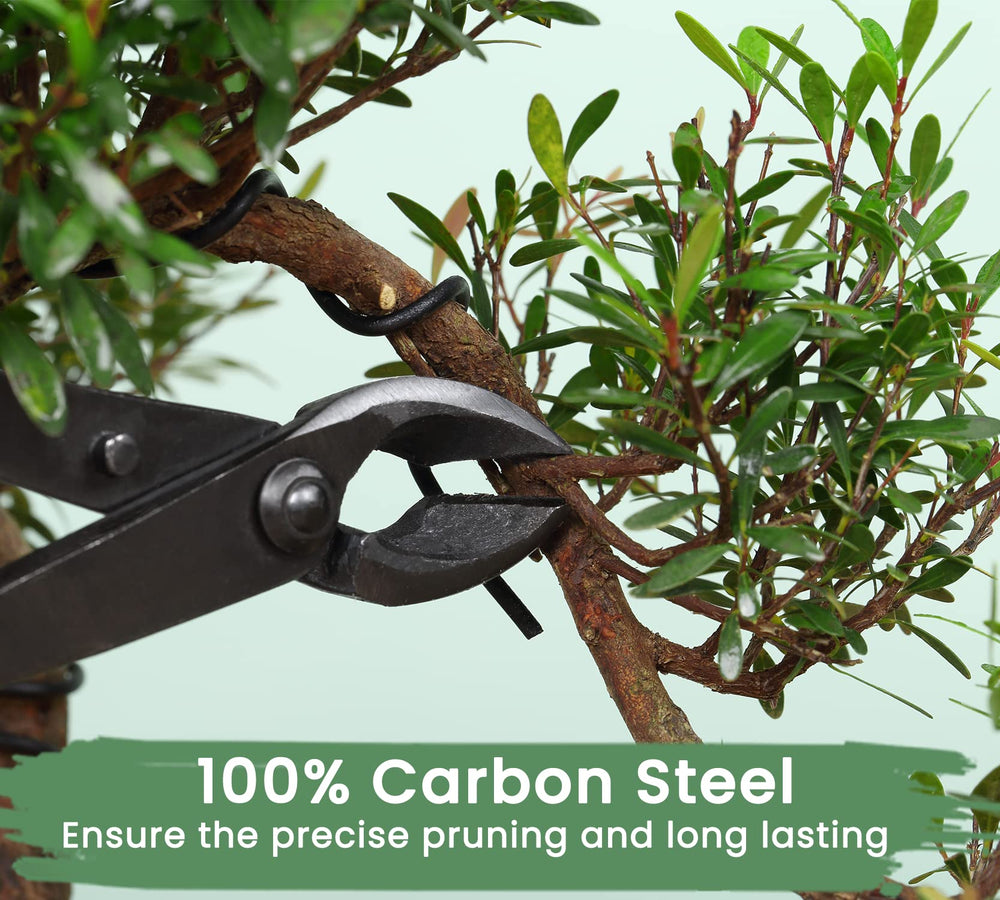 SOLIGT detail of five aluminum wire rolls and wire cutter, enabling precise branch training