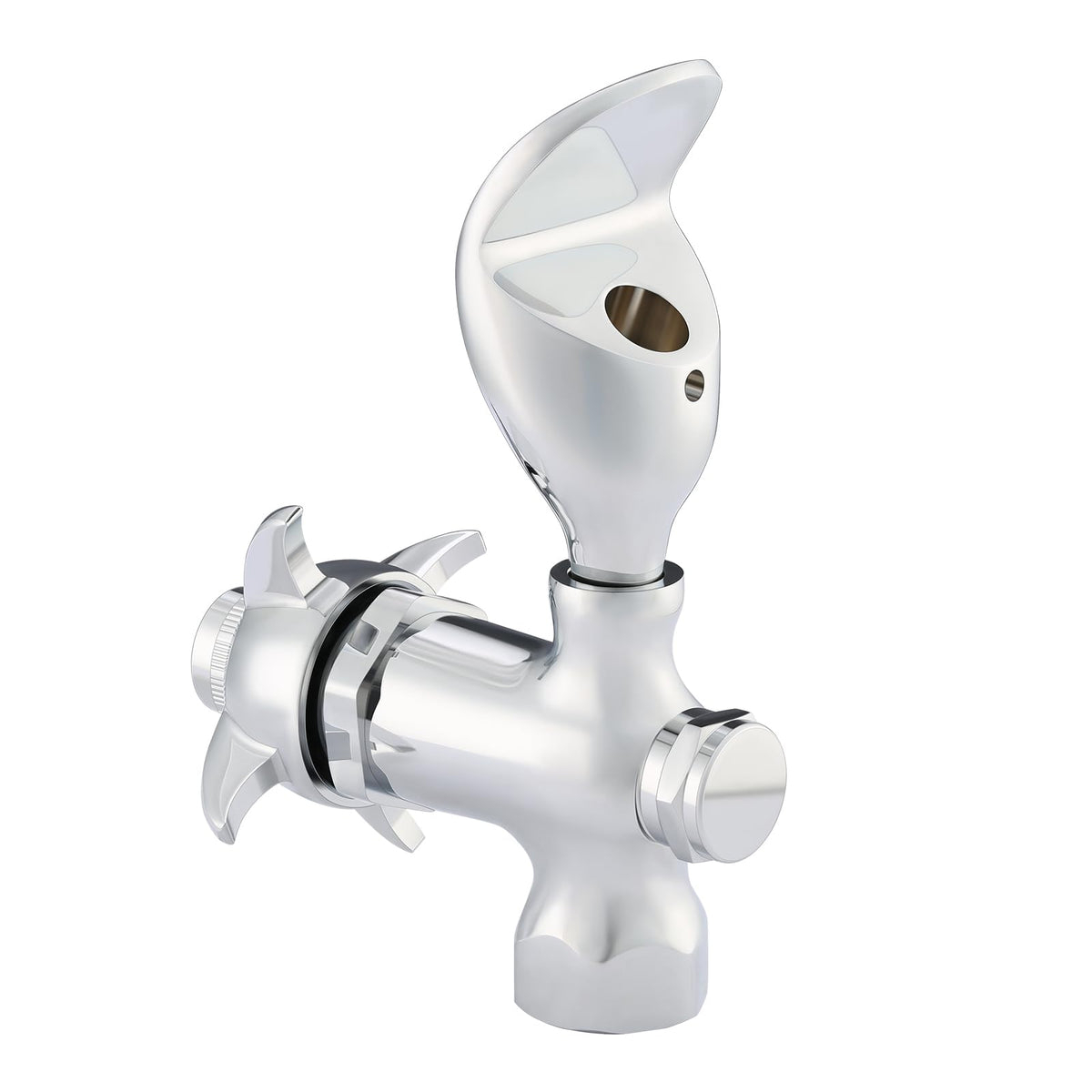 Solimeta faucet front view showing durable lead-free copper and reliable performance