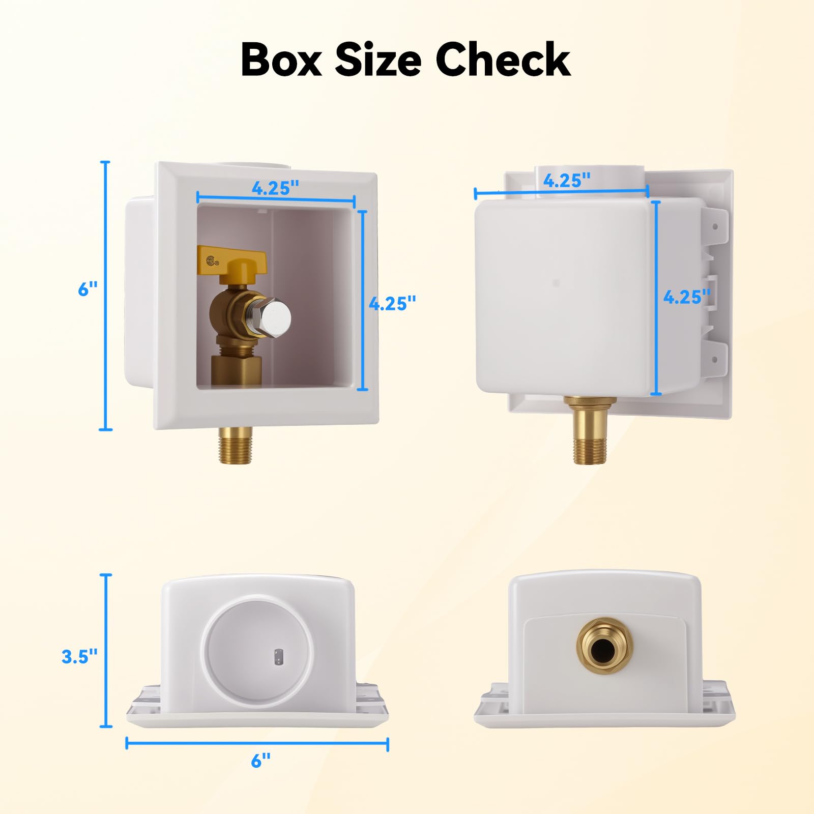 Solimeta box with flexible gas line connected demonstrating straightforward hookup benefit
