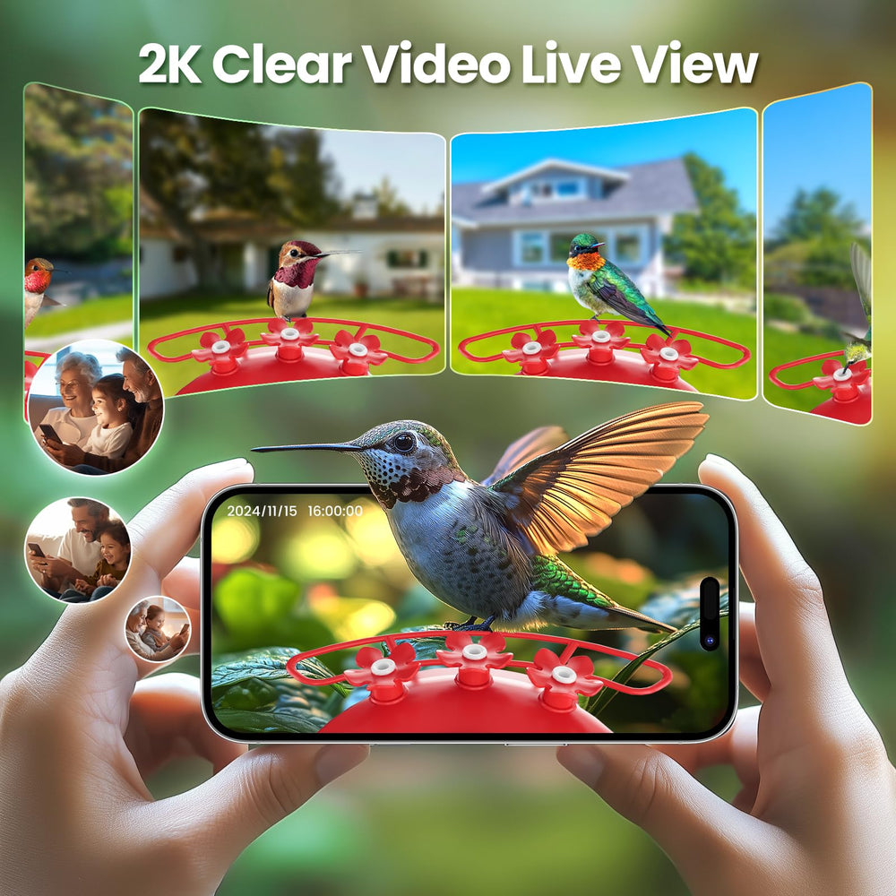 SOLIOM camera closeup lens highlighting 2K clarity for sharp hummingbird detail