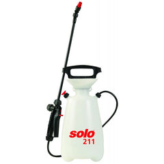 SOLO 211 front view showing tank and pump handle for easy home spraying