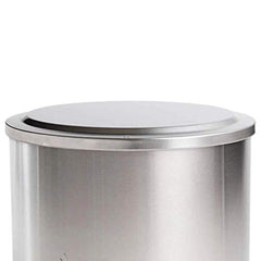 Solo Stove Bonfire lid placed on fire pit demonstrating precise fit and instant tabletop use