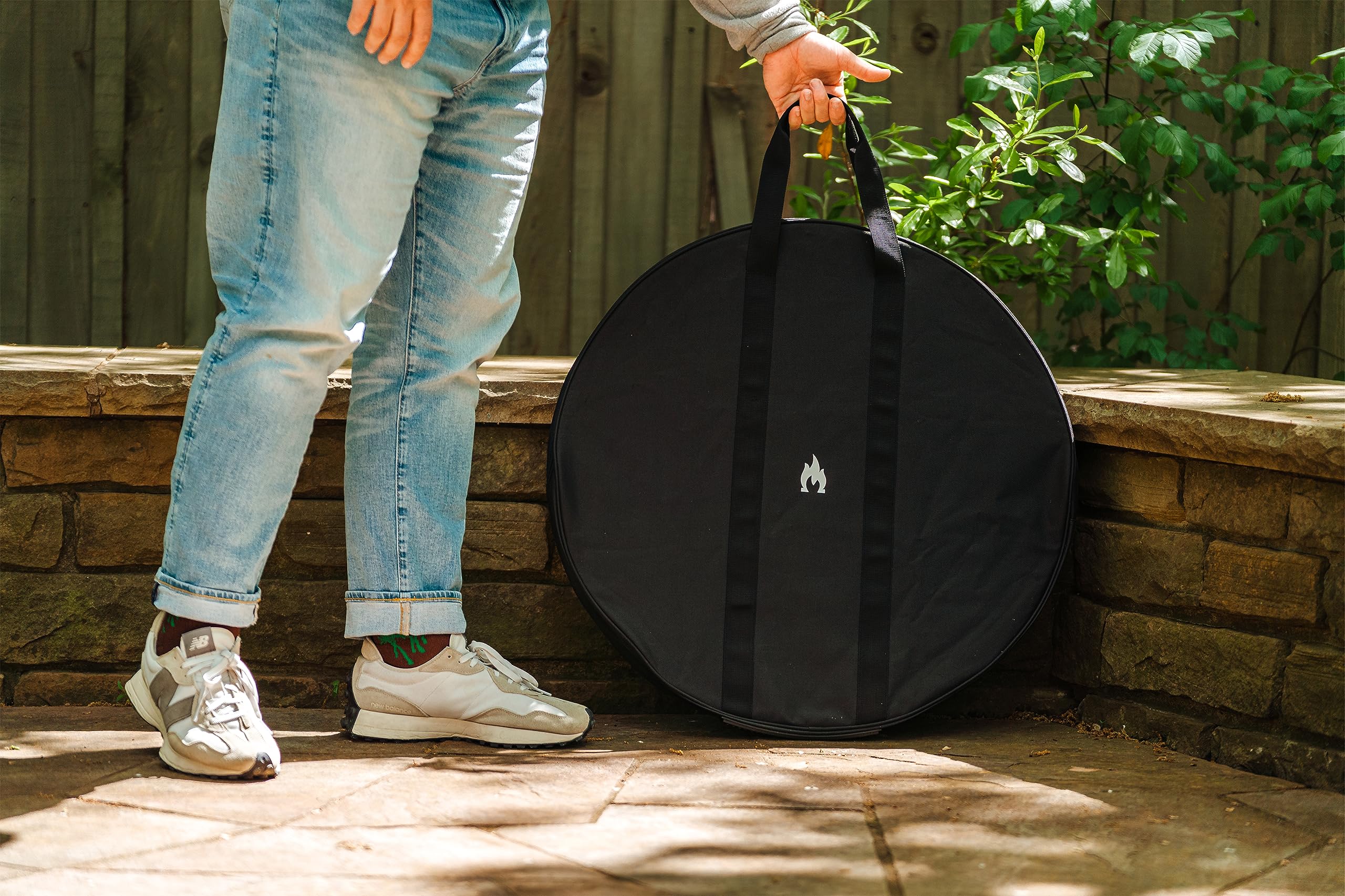 Solo Stove carry bag at campsite protecting gear and simplifying setup benefit