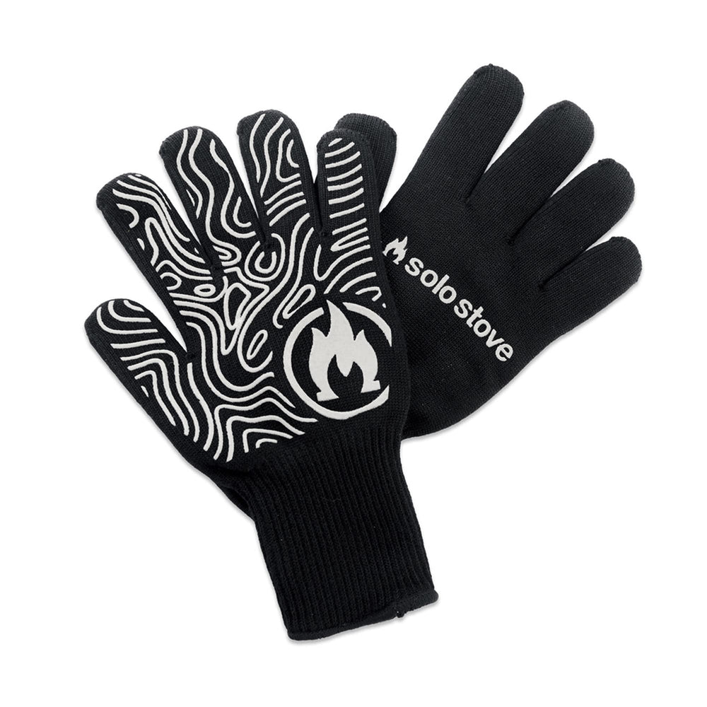 Solo Stove gloves front view showing protective design and ease of use