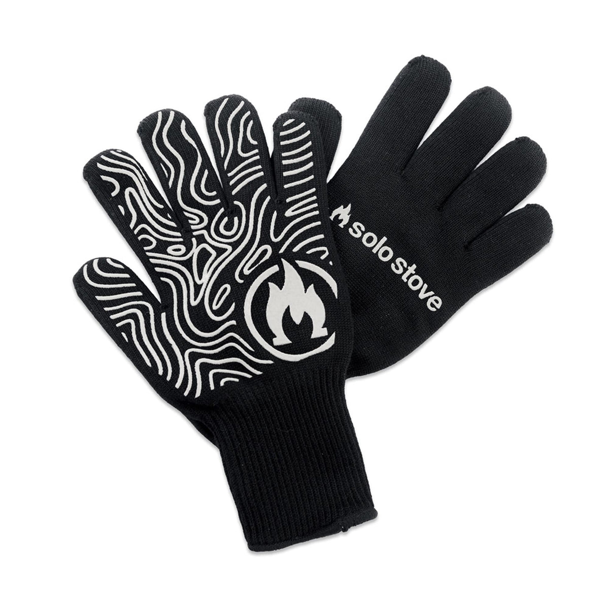 Solo Stove gloves front view showing protective design and ease of use