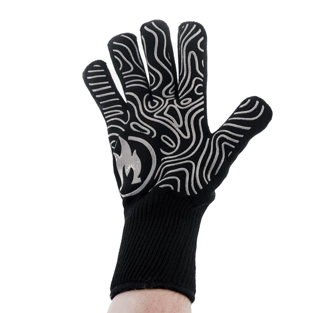 Solo Stove gloves textured palm close-up for secure non-slip grip