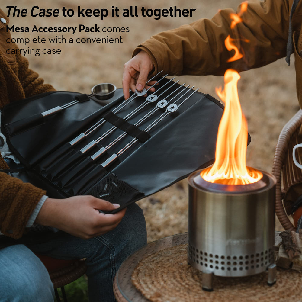 Solo Stove carry case packed with accessories for easy transport and clutter-free storage