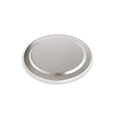 Solo Stove Ranger Lid front view showcasing sleek stainless steel and protective benefit