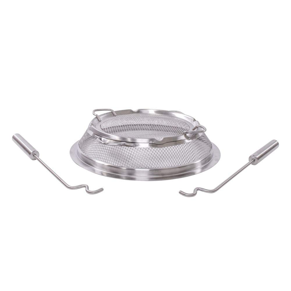 Solo Stove Ranger Shield front view showing full spark protector and safety benefit