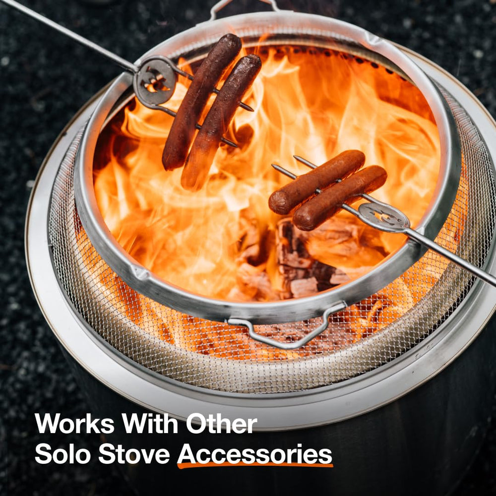Solo Stove Ranger Shield in camping setup providing safe fires on outdoor trips
