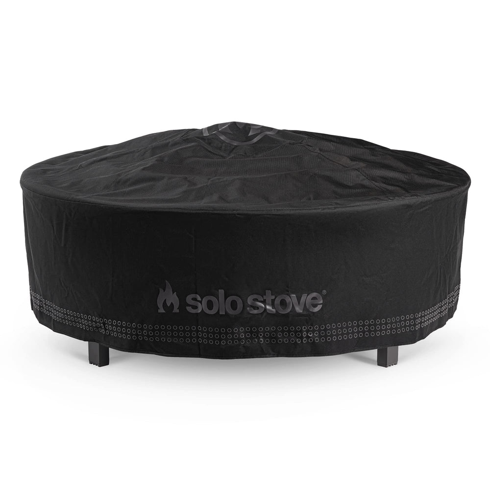 Solo Stove front view of shelter covering Surround, protects from rain