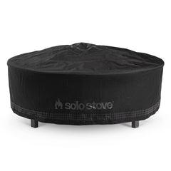 Solo Stove front view of shelter covering Surround, protects from rain