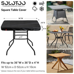 SoloToo elastic hem and buckle straps detail securing cover against wind