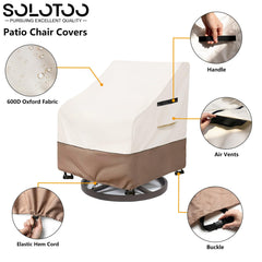 SoloToo elastic hem with buckle securing cover against wind