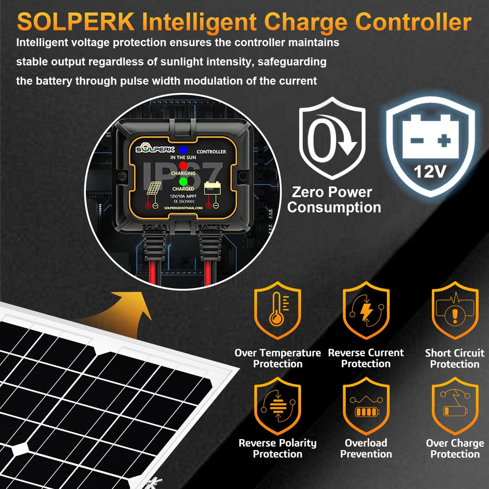 SOLPERK tempered low-iron glass close-up highlighting high-efficiency cell surface and durability