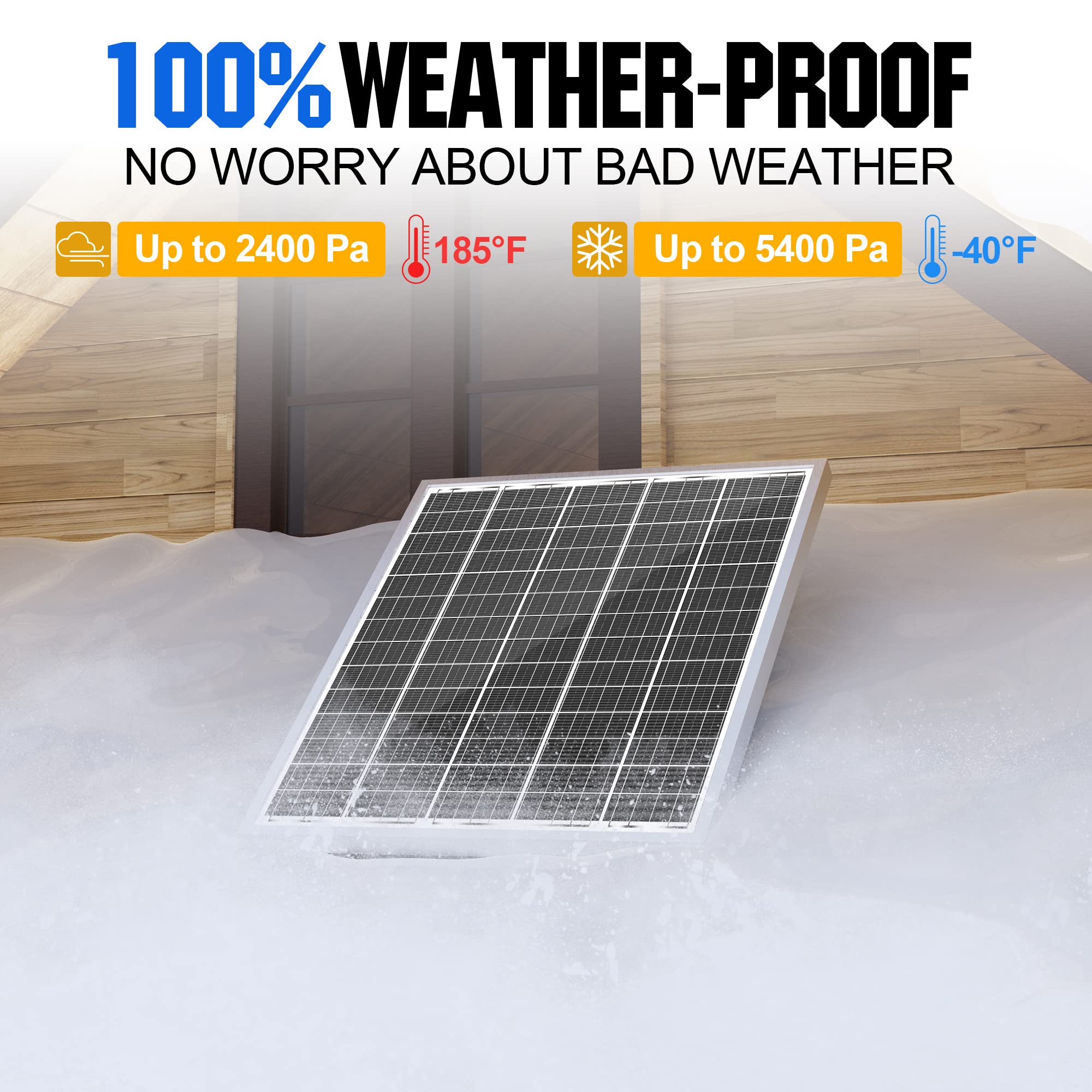 SOLPERK adjustable tilt bracket close-up enabling optimized sun exposure
