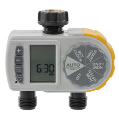 Solterra 28153 front view showing dual outlets and dial for easy control