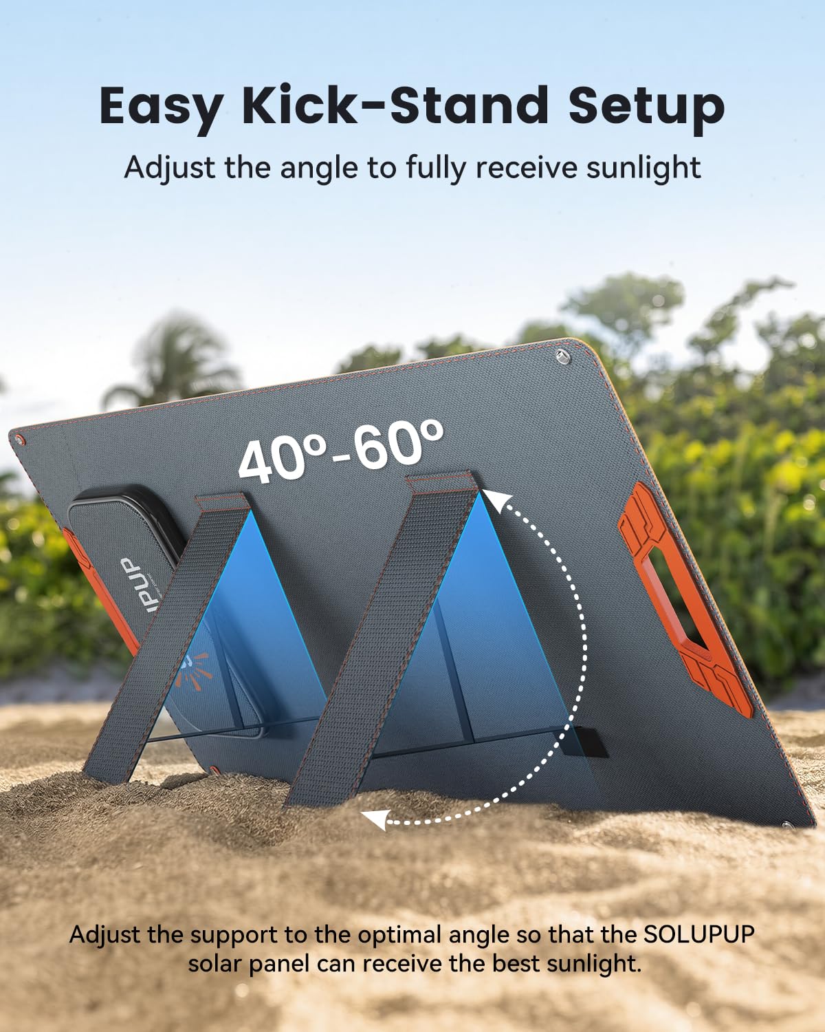 SOLUPUP mounted on RV roof powering appliances during travel