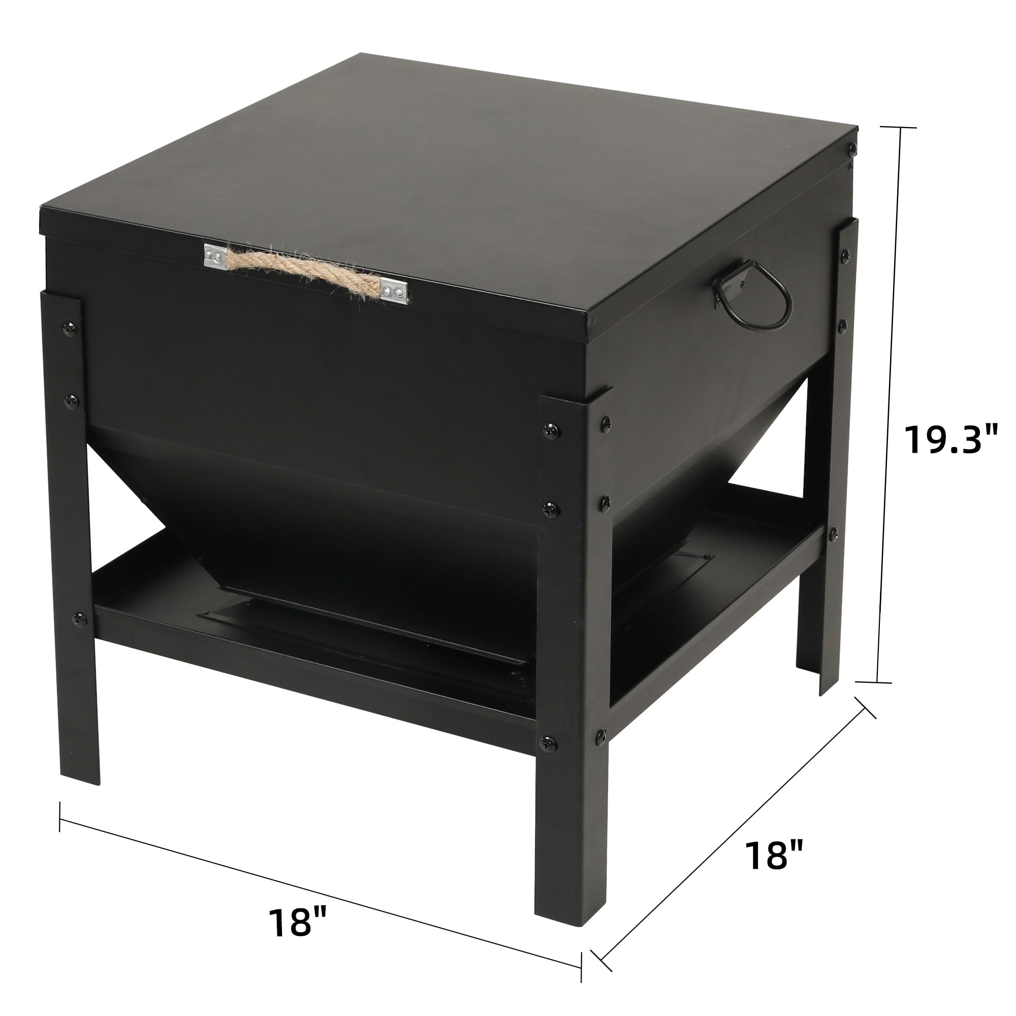 Solution4Patio assembled feeder in backyard coop for convenient everyday use
