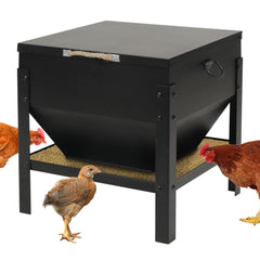 Solution4Patio front view of feeder showing full-capacity and durability benefit