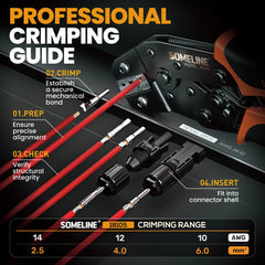SOMELINE crimper close-up on dies for precise, consistent crimps