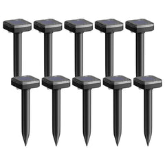 SonicPulse front view of 10-pack stakes showing compact design and coverage