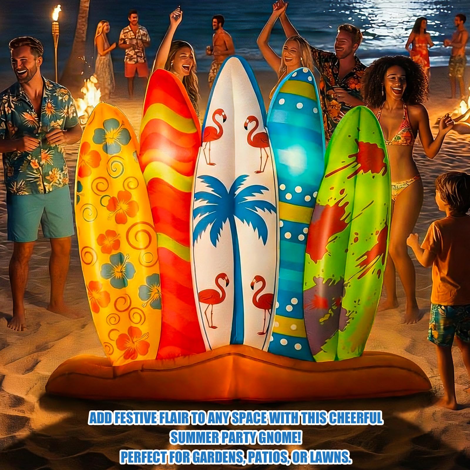 Sonwyoung tabla en fiesta de piscina, crea ambiente tropical atractivo