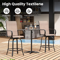 Soohow close-up of Textilene weave highlighting breathable quick-dry seat