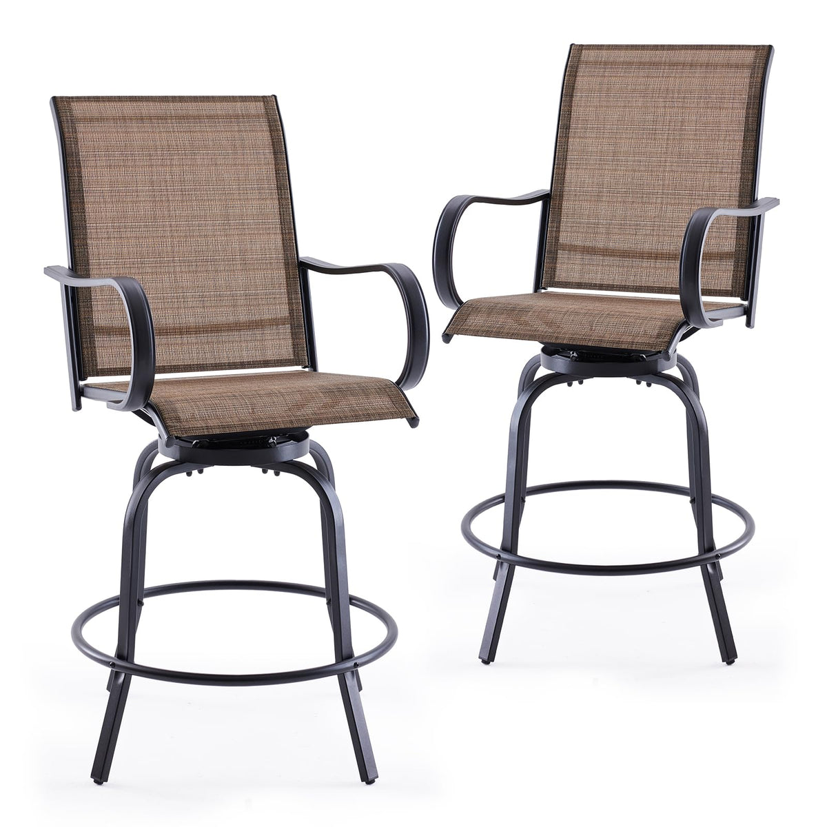Soohow front view pair showing sturdy frames and seating comfort