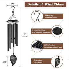 Soopau wind chime hanging on a porch creating peaceful sound and outdoor calm