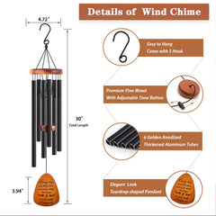Soopau outdoor garden scene with chime creating peaceful atmosphere and remembrance