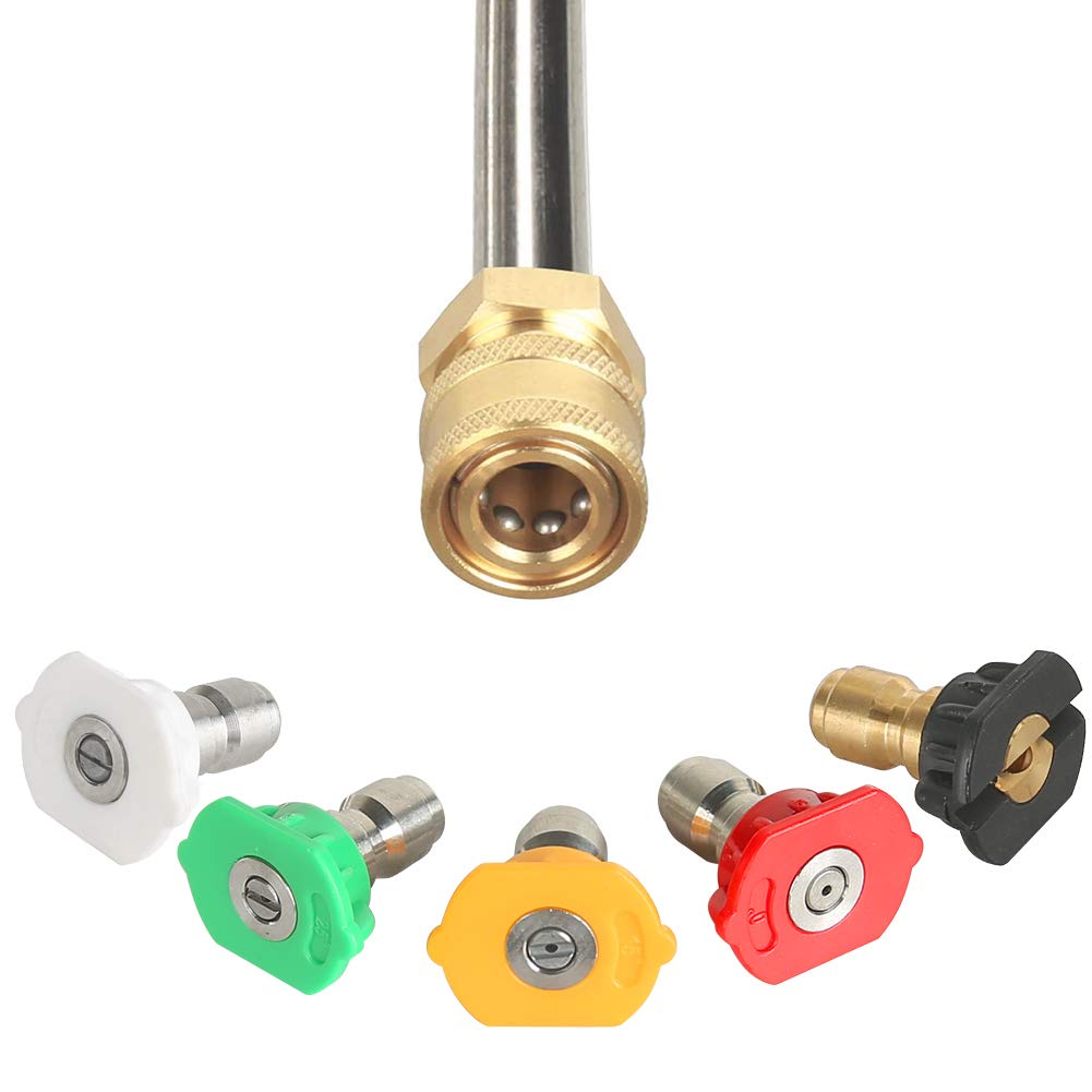 Sooprinse M22 connector close-up showing metric fitting compatibility benefit