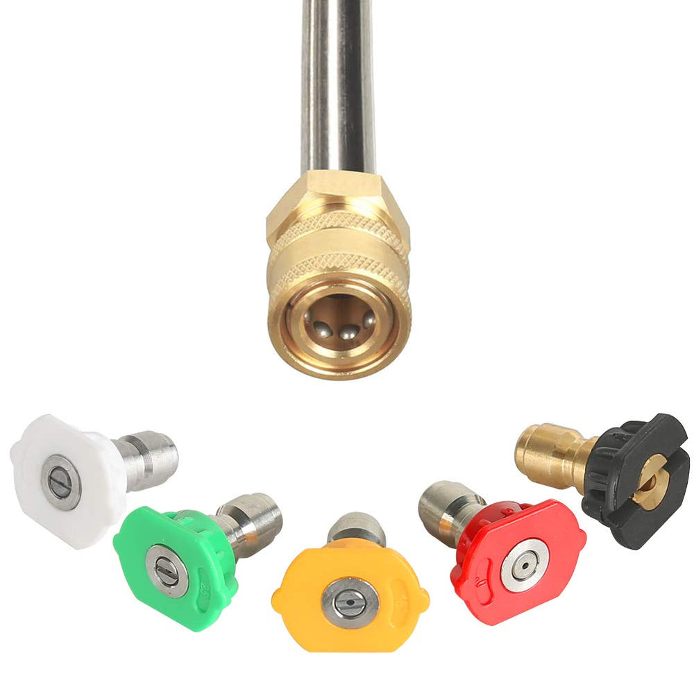Sooprinse M22 connector close-up showing metric fitting compatibility benefit