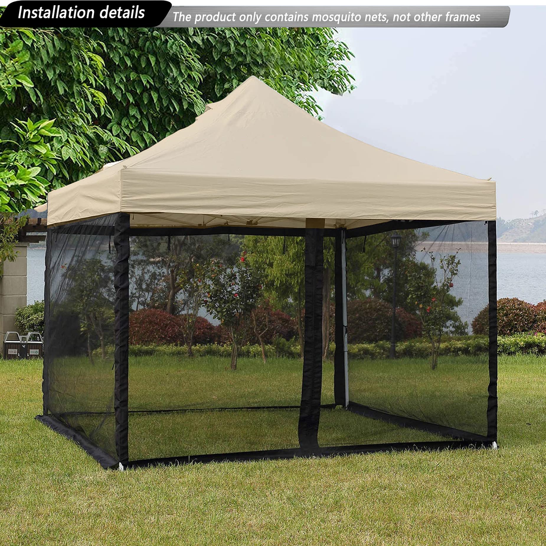 SOOSPE-MZ panel in use at outdoor party conveys comfortable, bug-free hosting